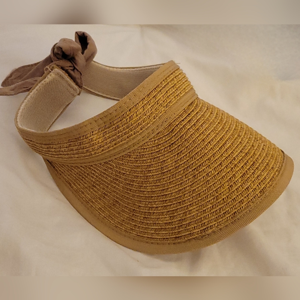 Rattan Sun Visor Hat